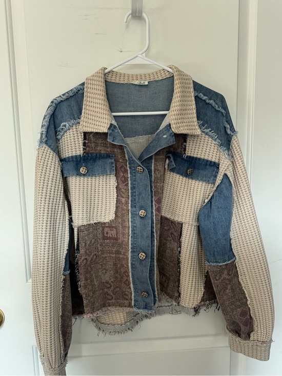 POL Jackets & Blazers - POL waffle knit shacket